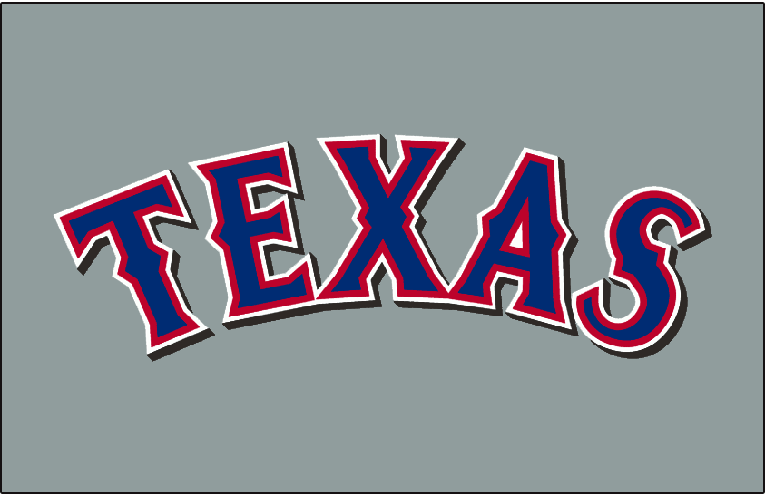 Texas Rangers 2001-2013 Jersey Logo fabric transfer